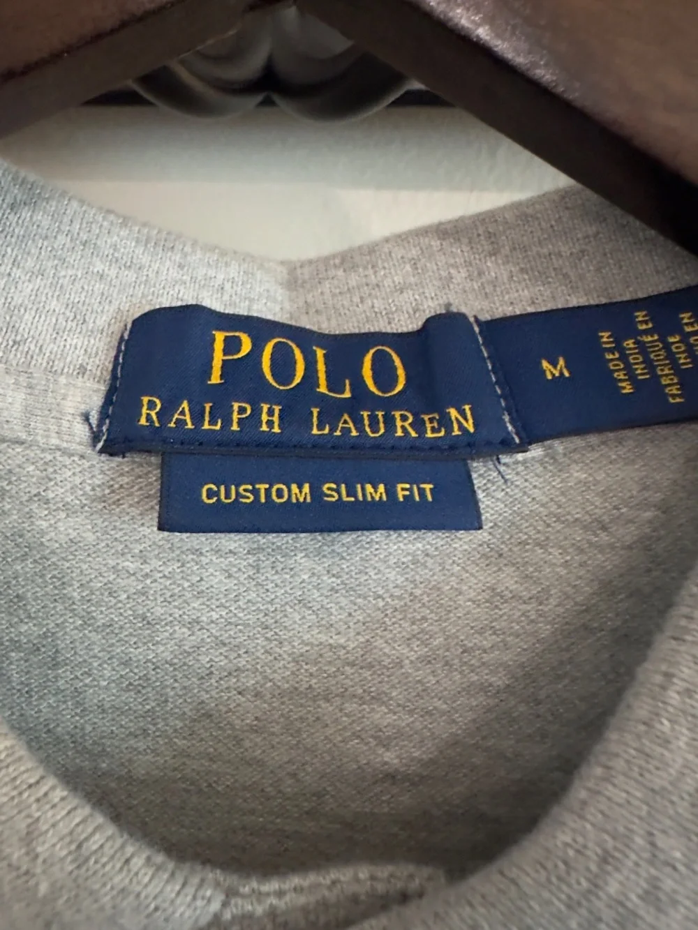 Polo Ralph Lauren Iconic Mesh Polo Andover Heather Custom Slim Fit Men’s Medium